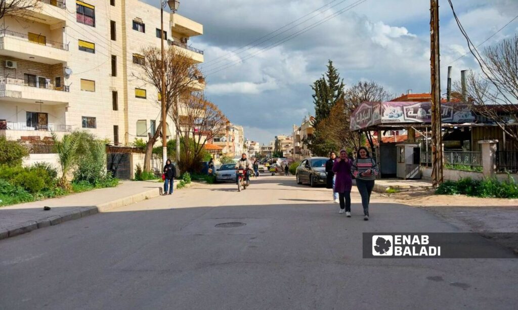 أحد شوارع درعا المحطة- 18 من آذار 2024 (/سارة الأحمد)
