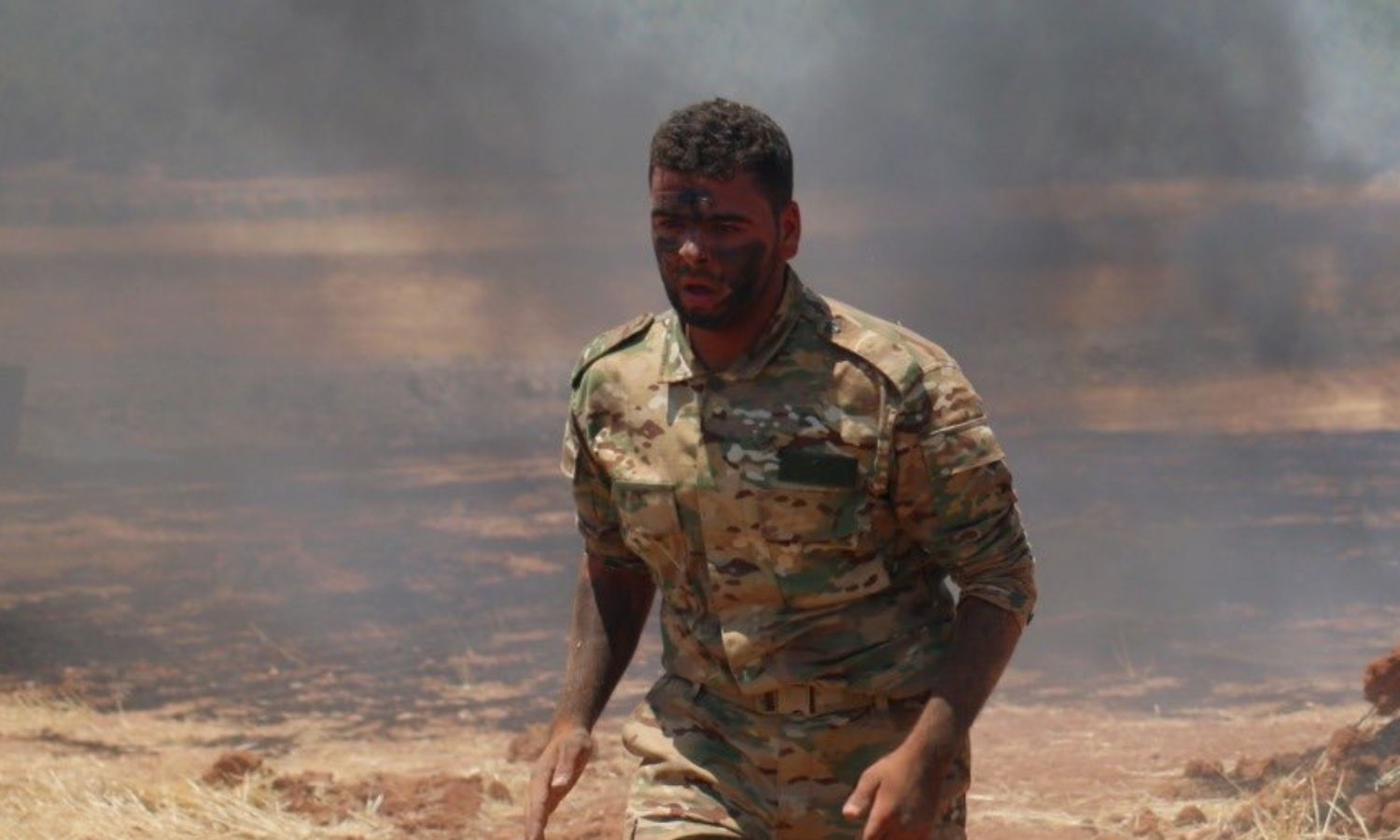 مقاتل في فرقة "السلطان مراد" التابعة لـ"الجيش الوطني السوري" في ريف حلب - تموز 2020 (فرقة السلطان مراد)